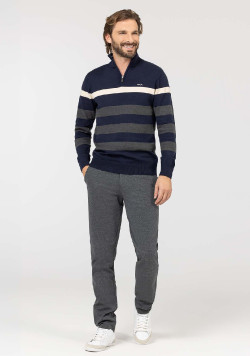 PANTALON GRIS ANTHRACITE POCHI
