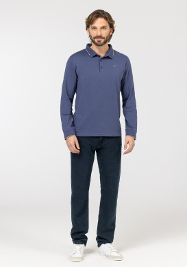 POLO ML BLEU OVADIA