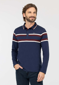 POLO ML INDIGO OBATOU