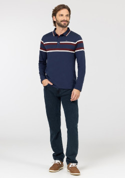POLO ML INDIGO OBATOU
