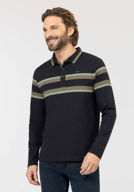 POLO ML NOIR OBATOU