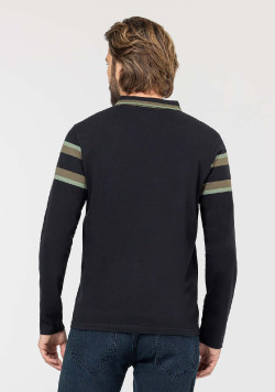 POLO ML NOIR OBATOU