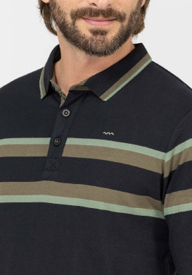 POLO ML NOIR OBATOU