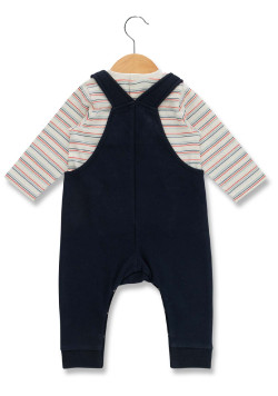 SALOPETTE LONGUE + HAUT INDIGO EGLOU