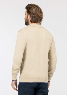 PULL SABLE KEMANI Pull beige Homme