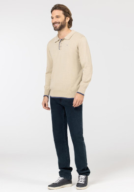 PULL SABLE KEMANI Pull beige Homme