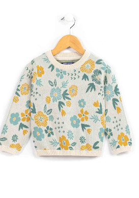 PULL IMPRIME JAUNE KELYNE PULL IMPRIME JAUNE KELYNE