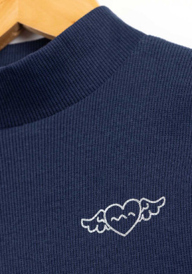 TEE SHIRT ML INDIGO TULINE