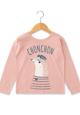 TEE SHIRT ML ROSE TENINA TEE SHIRT ML ROSE TENINA