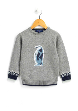 PULL GRIS CHINE KENAI