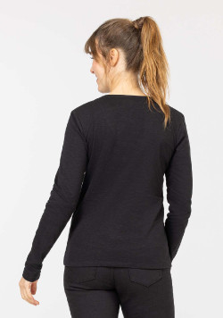 TEE SHIRT MC NOIR TILAC