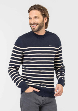 PULL FOND INDIGO RAYE GREGE KORINO