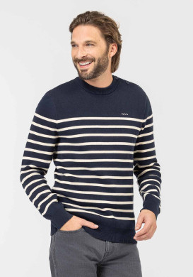 PULL FOND INDIGO RAYE GREGE KORINO PULL FOND INDIGO RAYE GREGE KORINO