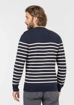 PULL FOND INDIGO RAYE GREGE KORINO