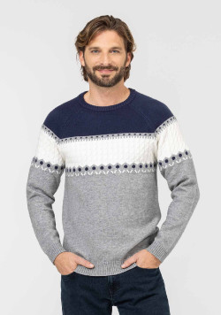PULL GRIS CHINE KOEL