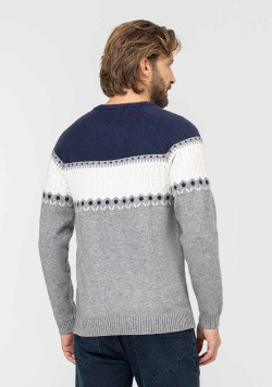 PULL GRIS CHINE KOEL