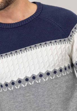 PULL GRIS CHINE KOEL PULL GRIS CHINE KOEL