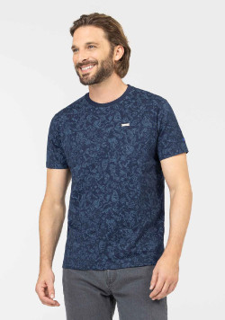 TEE SHIRT MC INDIGO TYRON