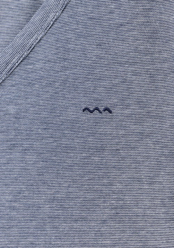 CHEMISE DE NUIT FOND GREGE RAYE INDIGO YULIA