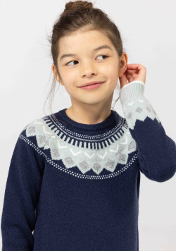 Robe pull de noël Fille
