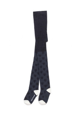 Collants Fille bleu marine