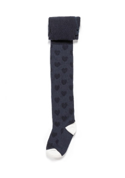 Collants Fille bleu marine