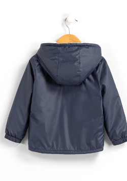 Coupe vent Garçon bleu marine doublé sherpa