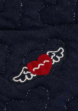 Veste coeurs matelassés Fille