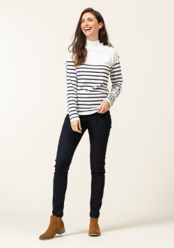 Pull marin Femme
