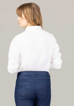 CHEMISE CHEMISIER ML BLANC CARLINIE2