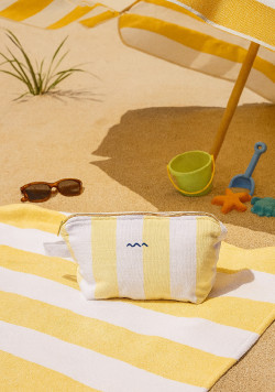 Trousse de plage jaune