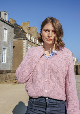 Gilet rose Femme Gilet rose Femme