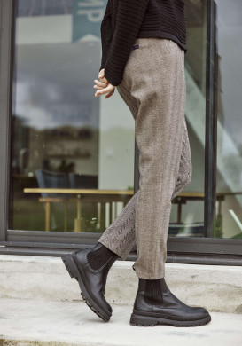 Pantalon beige 7/8ème Femme Pantalon beige 7/8ème Femme