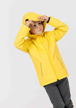 Ciré garçon à capuche jaune