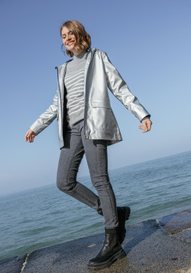 Pull marin gris Femme Pull marin gris Femme
