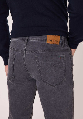 Jean gris Homme