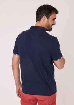 Polo bleu marine Homme