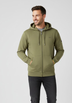 Gilet en molleton Homme vert olive