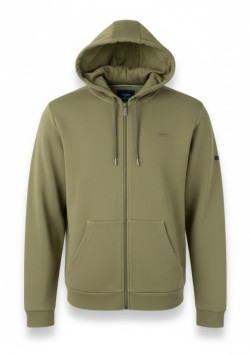 Gilet en molleton Homme vert olive