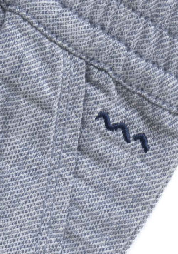Pantalon taille elastiquée bleu bébé