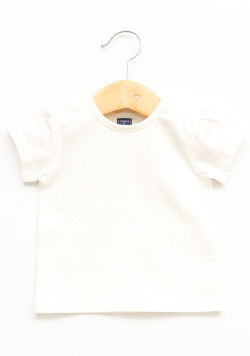 Ensemble salopette imprimée et tee-shirt 100% coton bébé fille