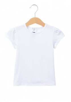 Ensemble robe et tee-shirt 100% coton bébé fille