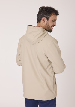 Ciré Homme à capuche beige