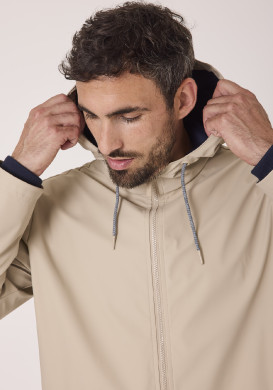 Ciré Homme à capuche beige Ciré Homme à capuche beige