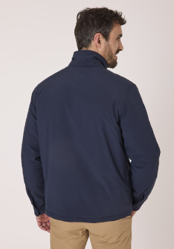 Veste zippée bleu marine homme