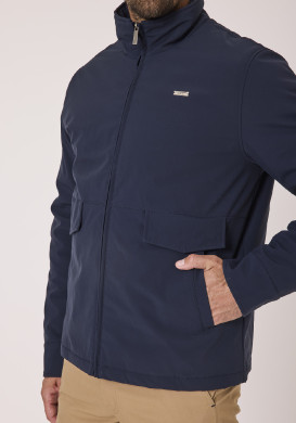 Veste zippée bleu marine homme Veste zippée bleu marine homme
