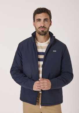 Veste zippée bleu marine homme Veste zippée bleu marine homme
