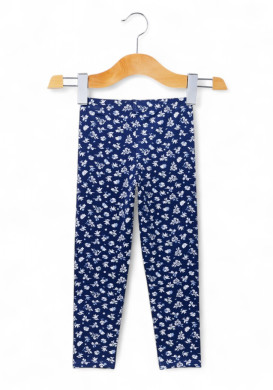 Legging long imprimé bleu marine fille Legging long imprimé bleu marine fille