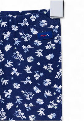 Legging long imprimé bleu marine fille Legging long imprimé bleu marine fille