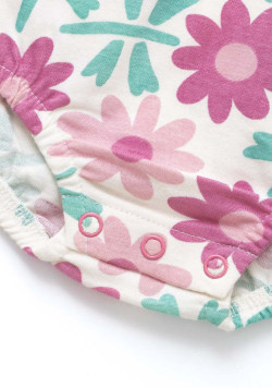Ensemble body imprimé et short bébé fille
